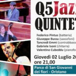 Q5 Jazz Quintet al Parco di San Giovanni dei Fiori: secondo appuntamento di “Musica nelle sere d’estate” 2026