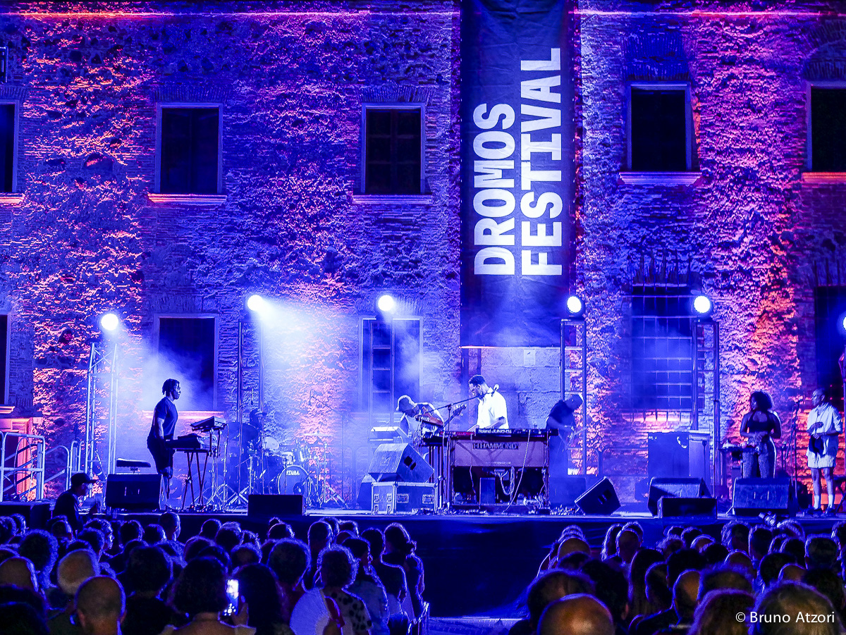 I The Funk Apostles sul palco del Festival Dromos.