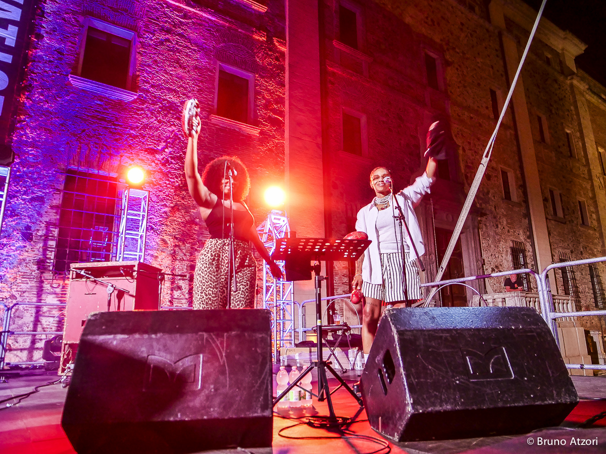I The Funk Apostles sul palco del Festival Dromos.