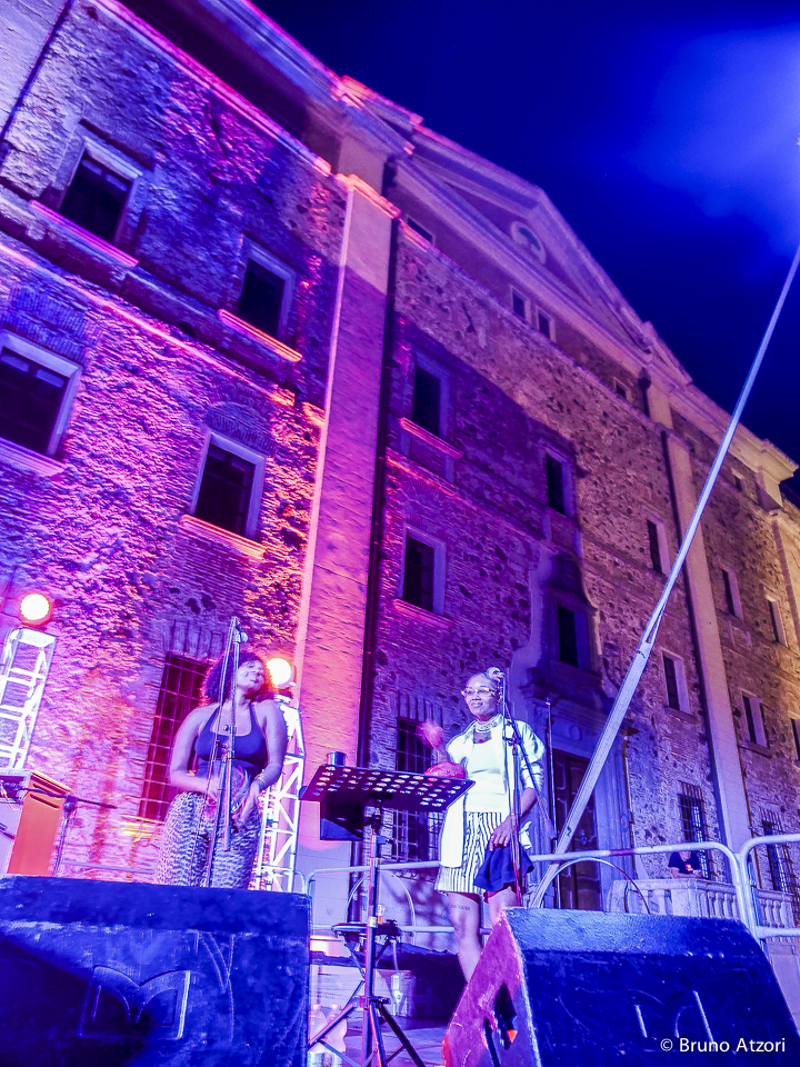 I The Funk Apostles sul palco del Festival Dromos.